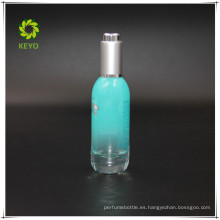 Botella de 30 ml botella vacía del aceite de botella de petróleo esencial botella azul claro con gotero de prensa